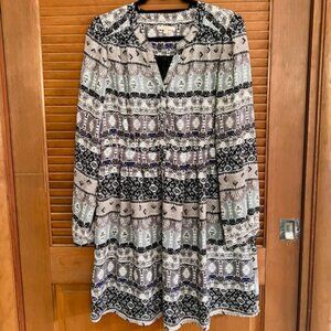 Pretty Patterned Dress by Skies Are Blue